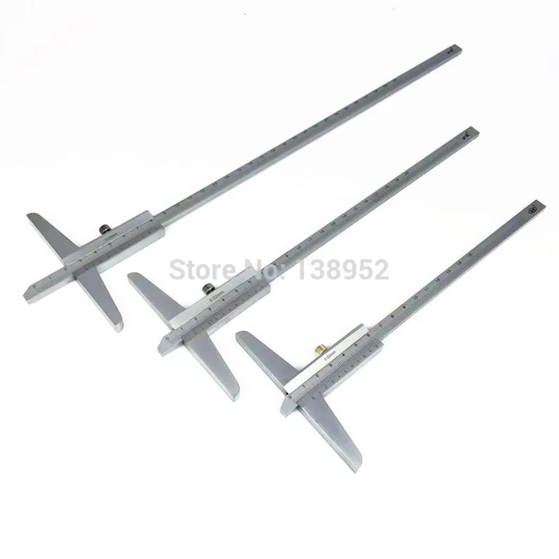0-150mm 0-200mm 0-300mm steel Depth Vernier Caliper Gauge