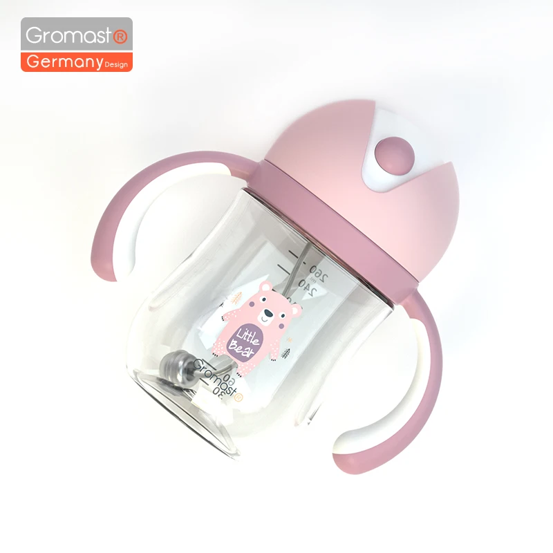 Съемные детские питьевые чашки объемом 260 мл семейная чашка из соломы для детей