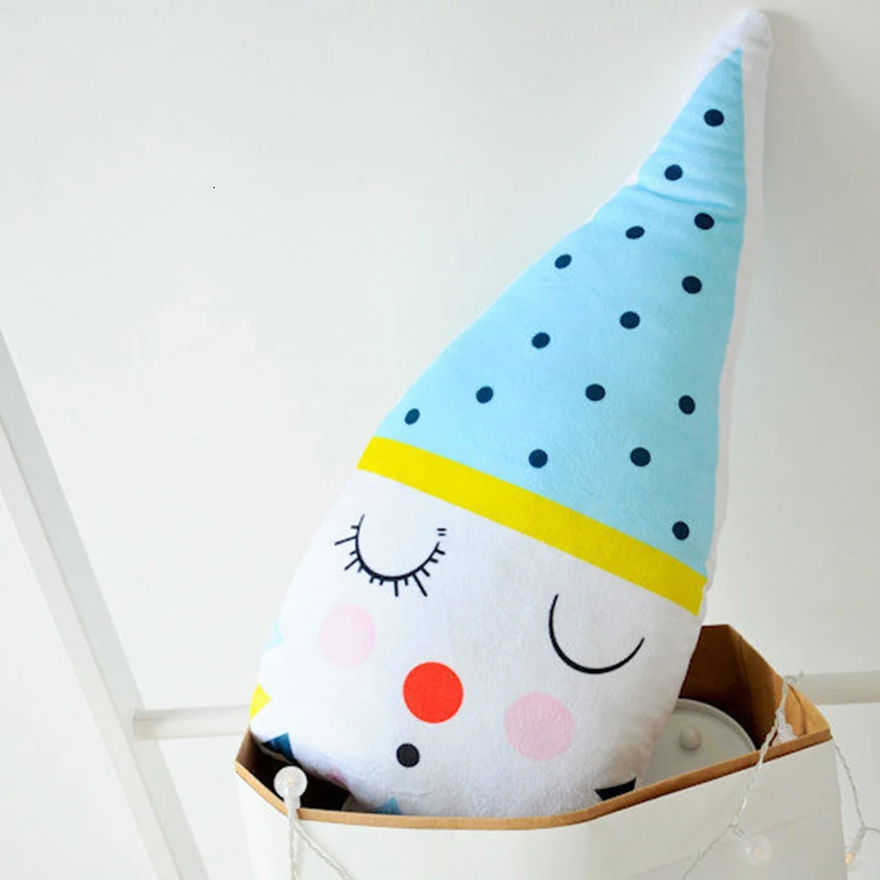 Koodykids плюшевая подушка в виде Луны, декор для детской комнаты, корона, звезда, подушка, подушка для маленьких мальчиков и девочек, декор для детской комнаты