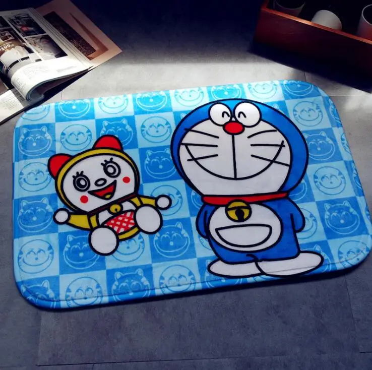 Мультфильм Doraemon плюшевый коврик для ног двери ковер плюшевая игрушка 3032|Коврики