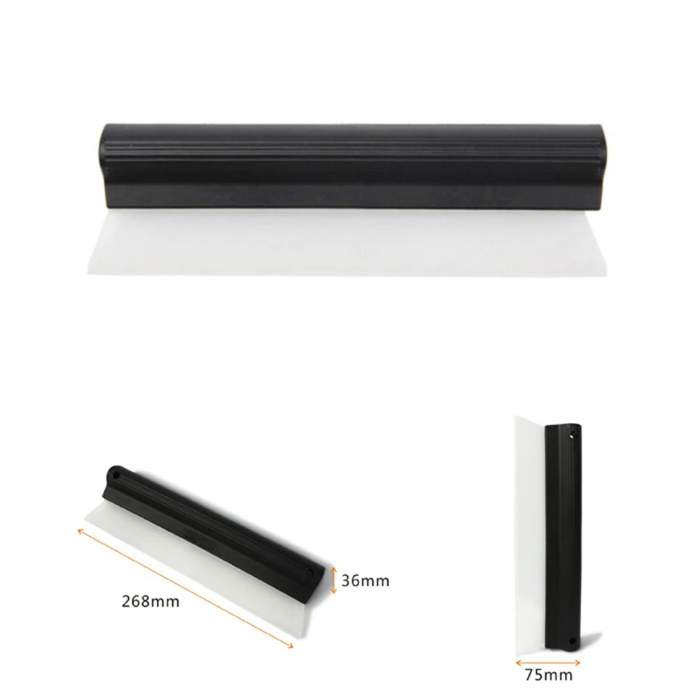 Car Wash Brush T-Shaped Board Plate Windshield Wiper Glass Window Cleaning Home Easy Clean Silicone Dust Removal Detailing Brush
