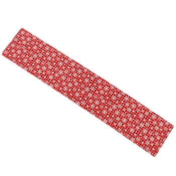

Christmas Table Printed Snowflake Tablecloth Christmas Decorations for Home