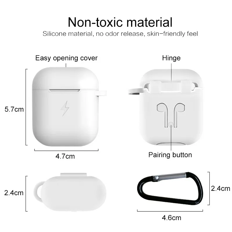 SIFREE Высокое качество Qi Беспроводное зарядное устройство чехол для Airpods зарядный