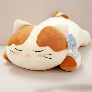 

Soft Cat Hugging Pillow Doll Kids Toy Big Plush Stuffed Cute Kitty Kitten Animals Children Gifts 60cm