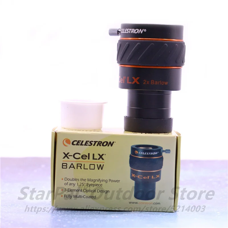 CELESTRON X-CEL 2X LX barlow eyepiece standard 1.25inch telescope accessories | Инструменты
