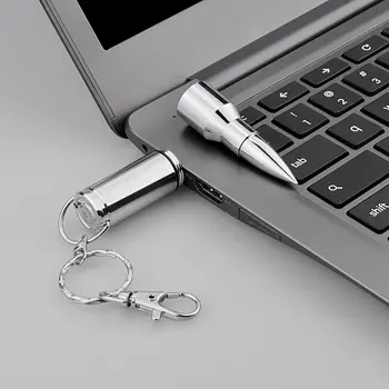 

Metal Bullet Mini USB Flash Drive Portable USB 2.0 Flash Drive Memory Stick Pen U Disk USB Stick Storage Device