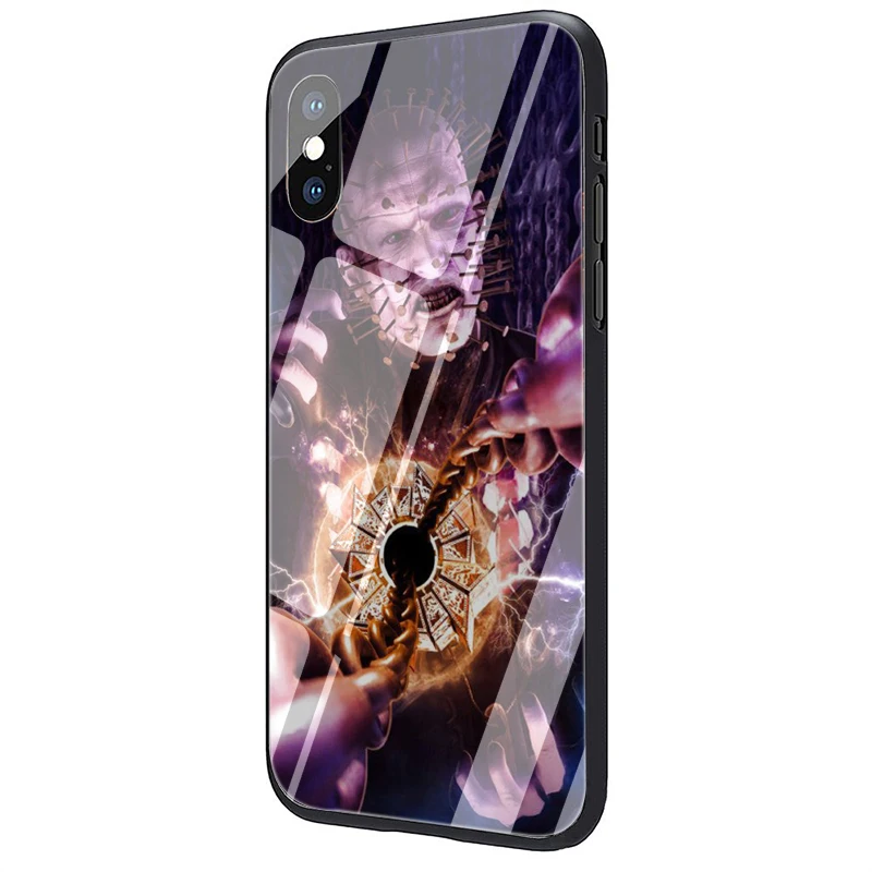Чехол Hellraiser из закаленного стекла чехол для iPhone 5 5S SE 6 6s 7 8 Plus X XR XS 11 pro Max - Цвет: G7
