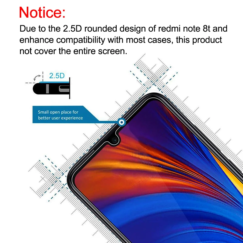 3 шт. note8t Защитное стекло для xiaomi redmi note 8 t Защитная пленка для экрана notes 8 t t8 ksiomi лист бронированный Закаленное стекло пленка