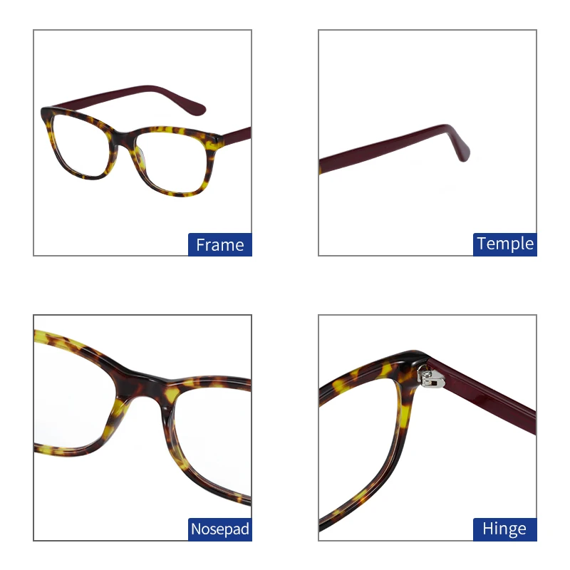 BLUEMOKY Acetate Kid Glasses Frames Ultralight Goggles Radiation Protection Anti-fatigue Optical Myopia Eyewear For Boy Girl