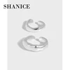 SHANICE 925 Sterling Silver Simple heavy and thick Ear Clip on Earrings Clip Earrings without Piercing for Women Lady Girl 1