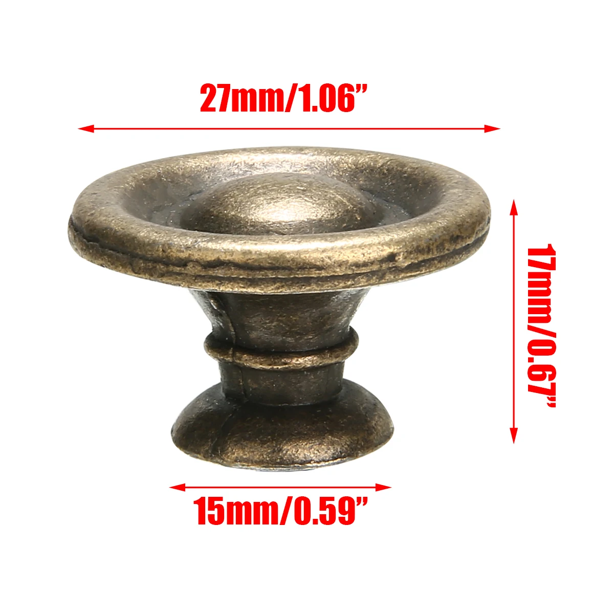 10pcs Furniture Knobs Brass Handles Cupboard Wardrobe Doors Cabinet Drawers Cabinet Knobs Mayitr