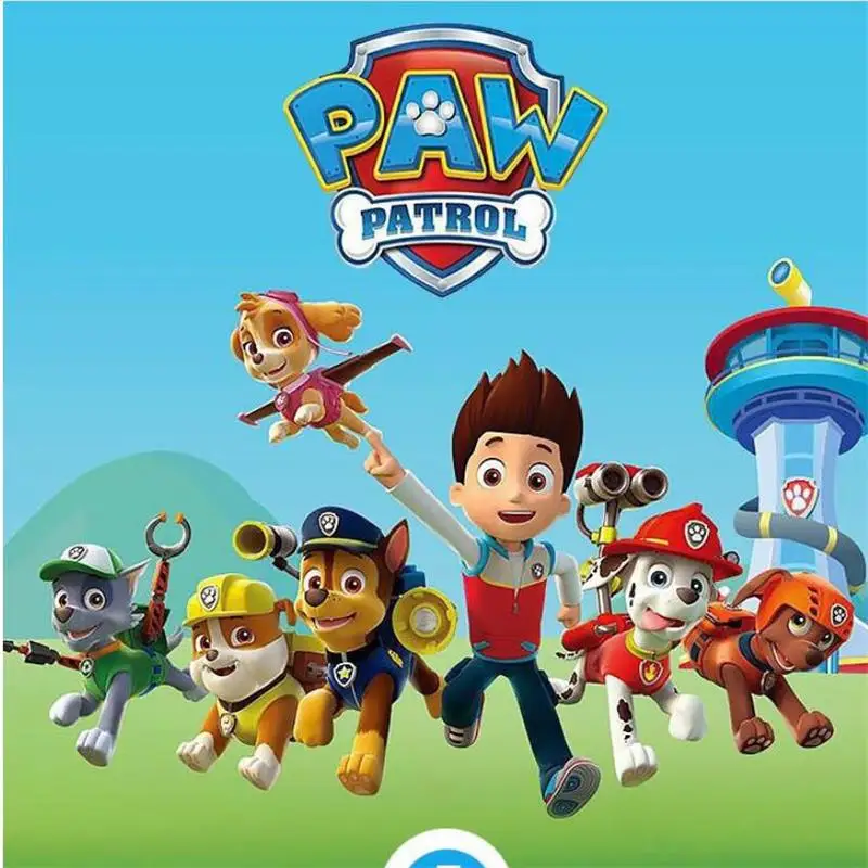 Cute Paw Patrol Plush Toys Chase Marshall Rubble Rock Zumasca Complete Set of Children Filled Toy Dolls Children Birthday Gifts