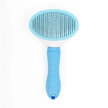 

Stainless Steel Dog Rake Pet Comb Cleaning Products Fur Shedding Grooming Dog Comb Pin Tool cat furniture Hair Brush JJ60GSZ