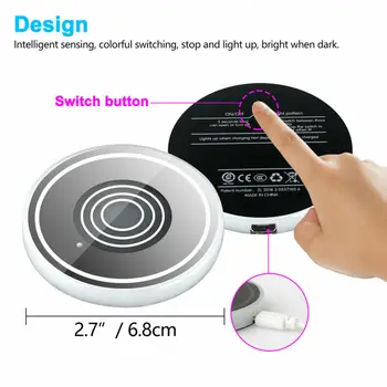 

2pcs Cup Pad Car Cup Pad Coaster LED Cover Interior Lamp 7 Color Newest