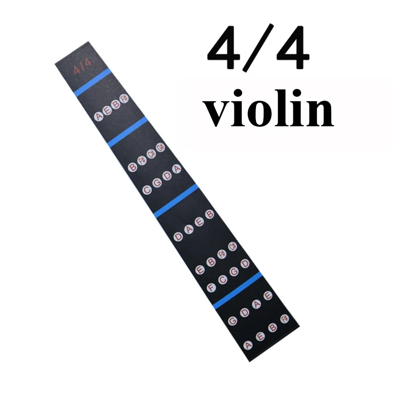 4/4-1/10 fingerboard sticker violin pitch position sticker no glue finger position sticker transparent fingering sticker