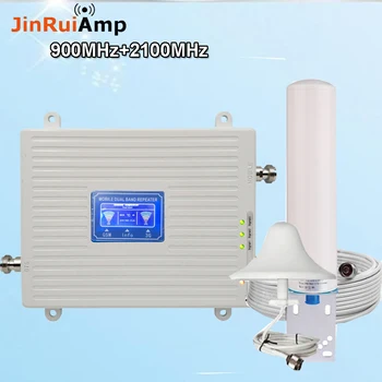

Cellular Signal Booster GSM 900 3G 2100Mhz WCDMA Signal Repeater 2G 3G Amplifier CellPhone Booster 900 2100 GSM UMTS 70dB
