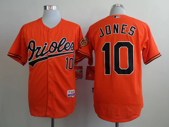 Сшитая мужская майка Baltimore Cal Ripken Jr Adam Jones Jim Palmer в винтажном стиле - Цвет: AS PICTURE