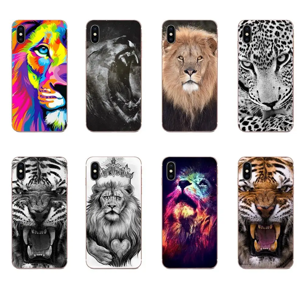 Soft TPU Cell Phone Classic Cool Lion Tiger Wolf Fashion For Xiaomi Redmi Note 2 3 3S 4 4A 4X 5 5A 6 6A Pro Plus | Мобильные