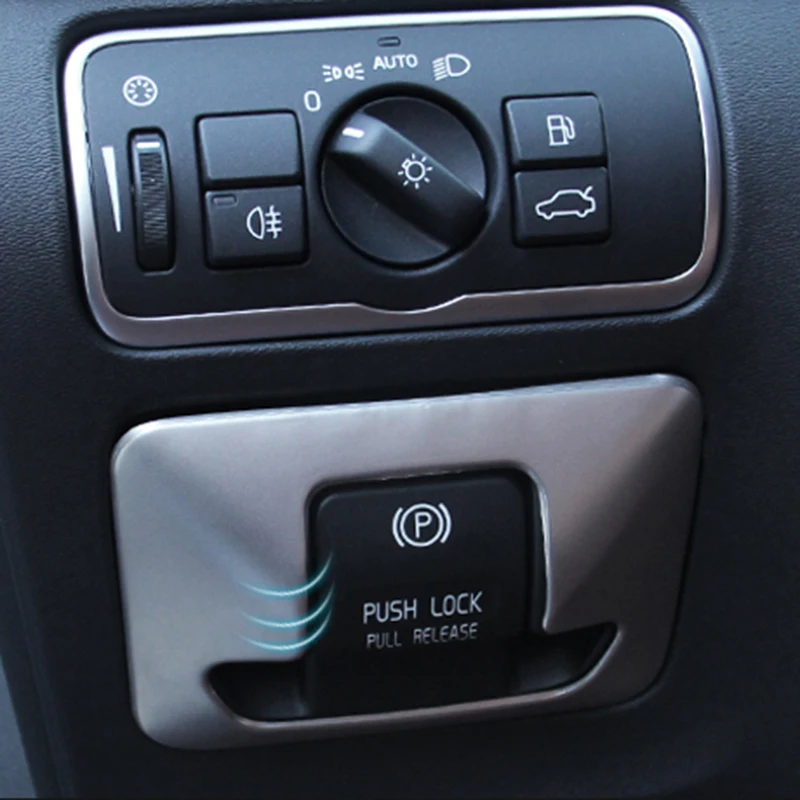Car design Interior Electronics Handbrake Handbrake Button Keyboard Trim Sticker For Volvo XC60 XC7