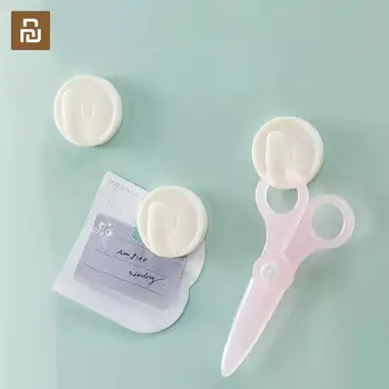 

Youpin Jordan&Judy 4Pcs ABS Powerful Magnet Hooks Kitchen Refrigerator Surfaces Home Hanging Hook Toiletry Kits Accessories