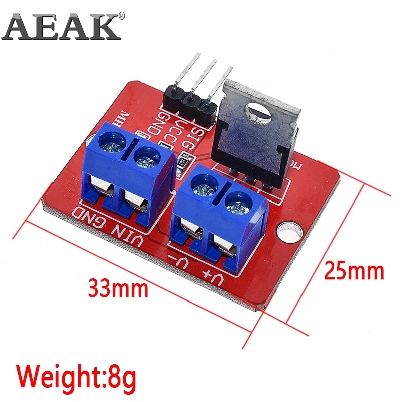 0 24 в топ Mosfet Кнопка IRF520 драйвер MOS модуль для Arduino MCU ARM Raspberry pi|module for arduino|module arduinomodule