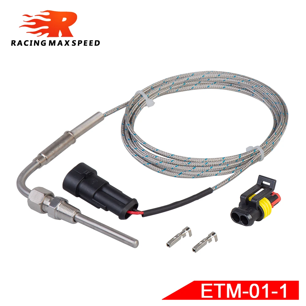 Car Exhaust Temp Sensor Gauge Exhaust Gas Temp Sensor EXT Temperature 0-1000 C ETM-01-1 car gauge,exhaust temperature sensor