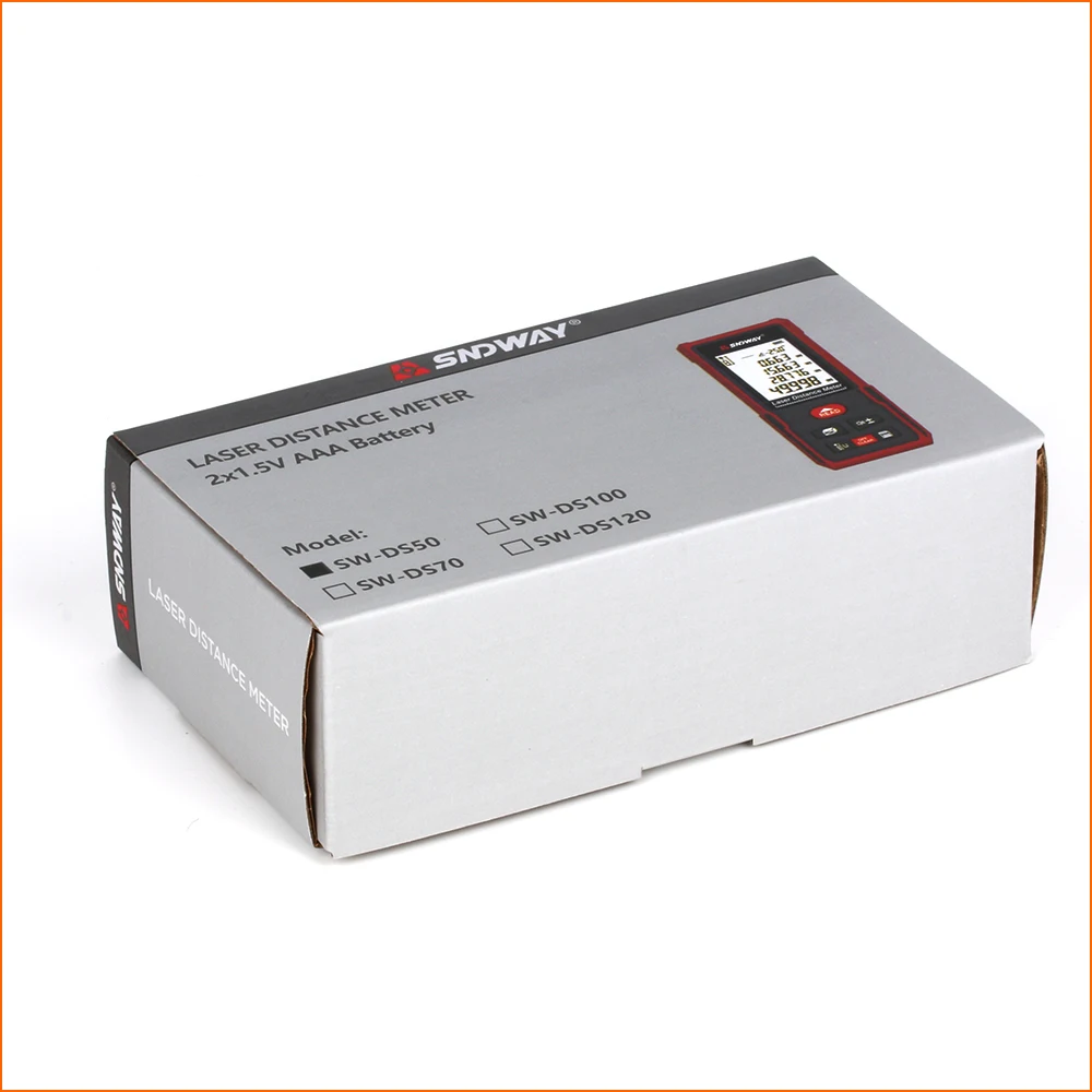 SNDWAY Laser Distance Rangefinder Hunting Rangefinder Digital Range finder Laser Tape Distance Ruler Sensor 50m Distance Meter