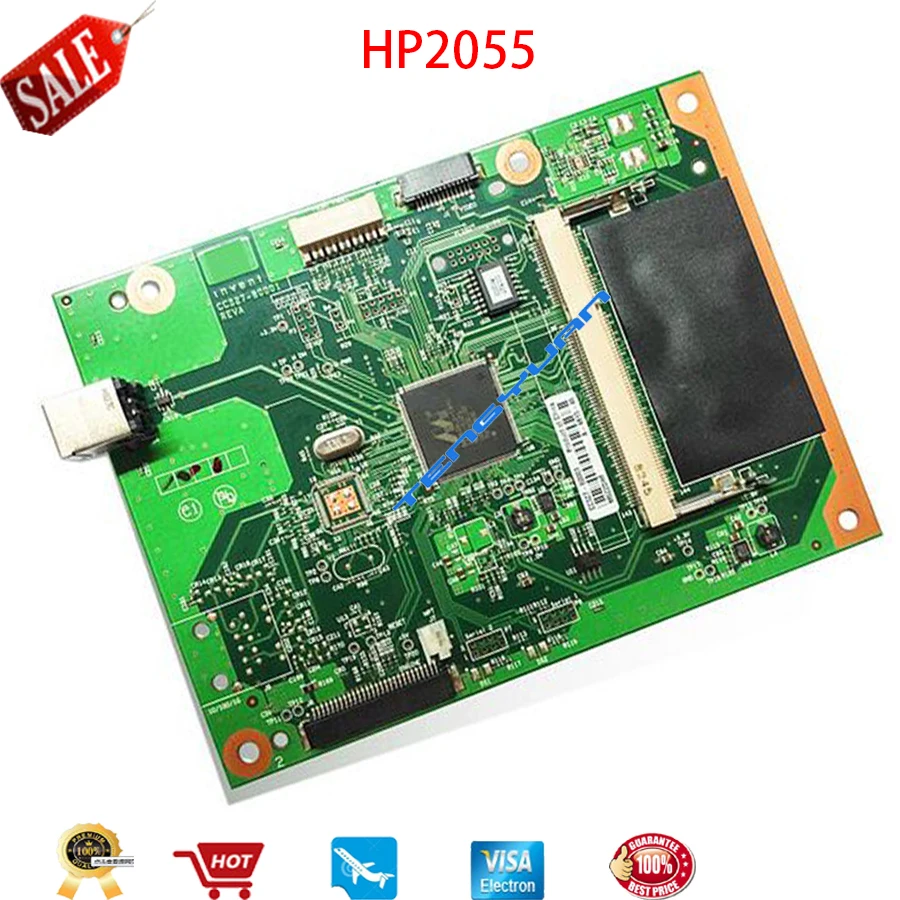 Для HP P2055DN P2055D P2035N P2035 P2055 панель форматирования CC528-60001 CC527-60001 CC525-60001 CC526-60001 материнская плата
