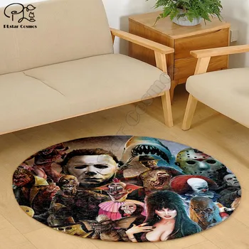 

Halloween IT Clown Jack carpet Square Anti-Skid Area Floor Mat 3D Rug Non-slip Mat Dining Room Living Room Soft Bedroom Carpet 2
