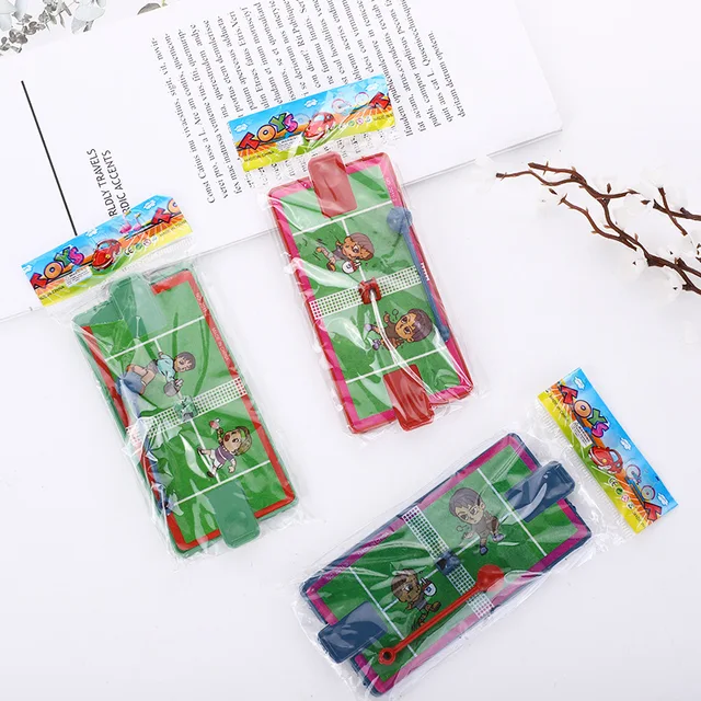 12 PCS Party Favor Pinball Game Board Football Field Shooting Pattern Kid Palm Top Toy Birthday Goodie Bag Giveaway Boy Girl Ping pong game