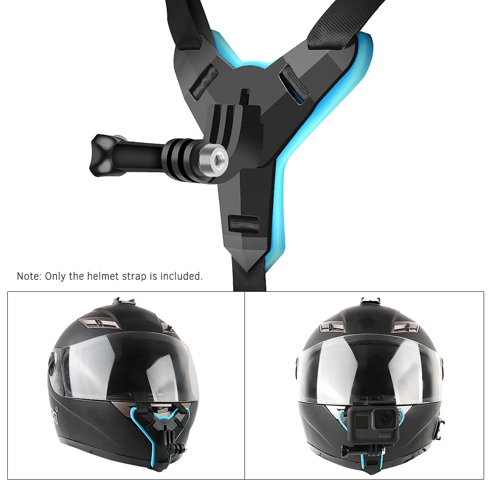 Sangle de Casque de Moto Support de Fixation Avant Menton pour GoPro –  Kaytek