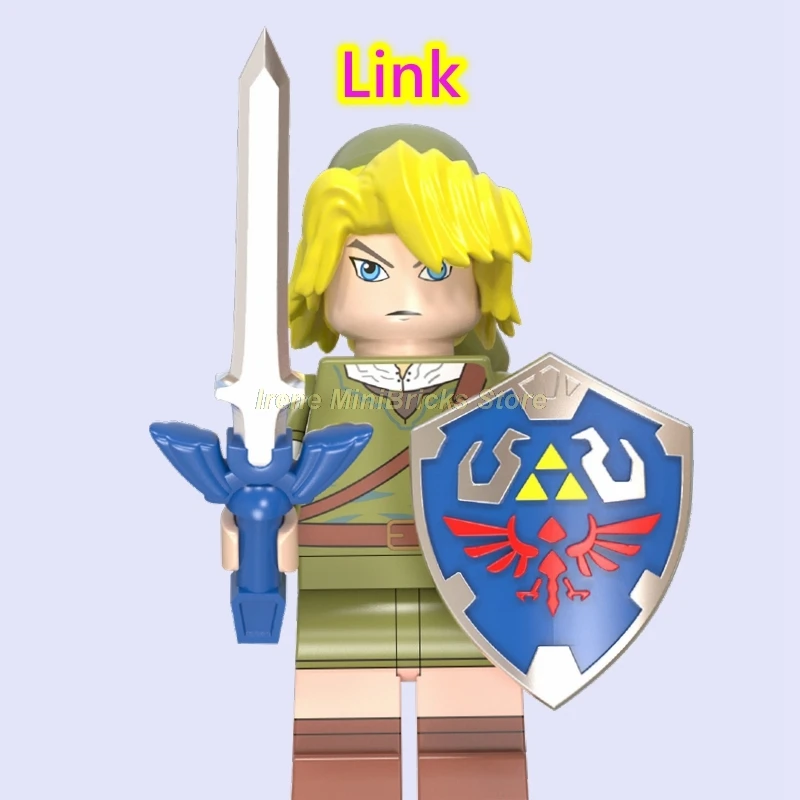 Link Марио Бенди легенда о Зельде принцесса Zelda Link фигурки строительные блоки фильм игра модель Technic друзья игрушки для детей - Цвет: Link