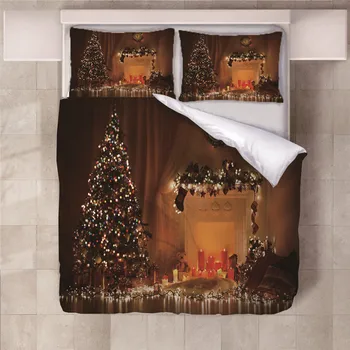 

Christmas New 100% Pure Satin Silk Bedding Set Home Textile King Size Bed Set Bed Clothes Duvet Cover Flat Sheet Pillowcases