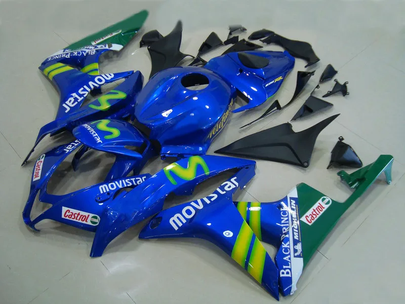 Комплект обтекателей под давлением для HONDA CBR600RR F5 07 08 CBR 600 RR 600RR CBR600 2007 2008 синие