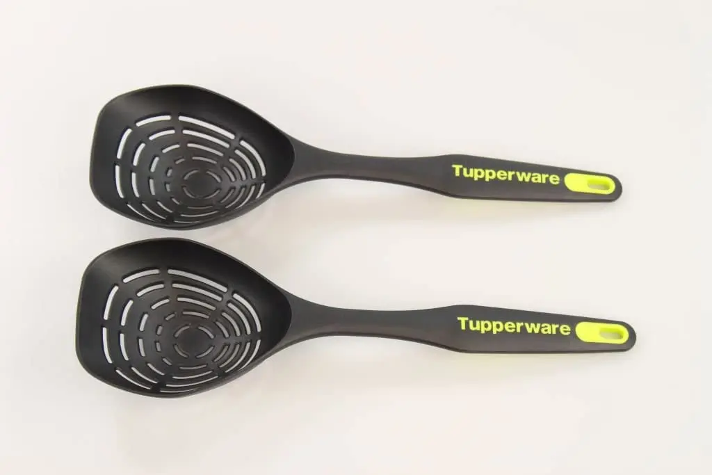 2 Noir Jaune Tupperware Cuiller De Service Cuilleres Spatules Et Palettes Cuisine Maison Centroarco Com