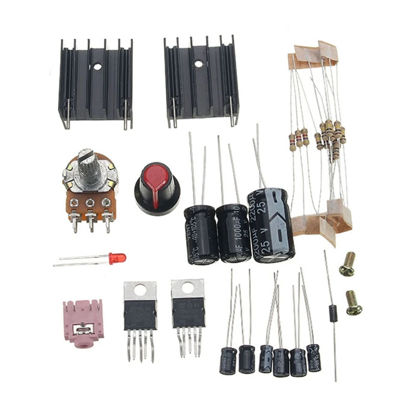 Dc12V 2,0 двухканальный Tda2030A усилитель мощности Diy Kit Электронная плата модуль с корпусом