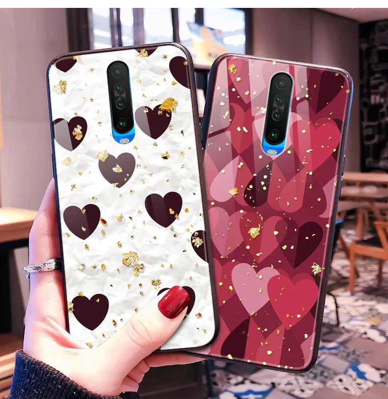 Для Xiaomi Redmi K30 чехол RedmiK30 K30pro закаленное стекло+ силиконовая рамка жесткая задняя крышка для Xiaomi Redmi K30 pro стеклянный чехол