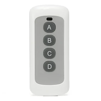 

433MHz Metal 4-Buttons Wireless Remote Control Learning Code 1527 Key Fob Copy