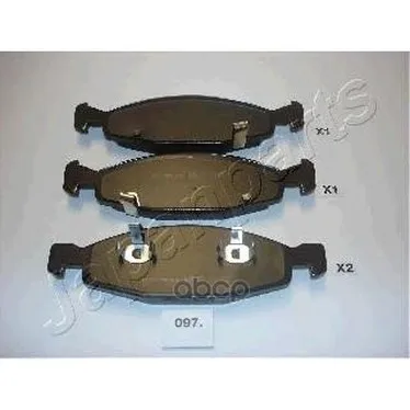 Pa-097af_колодки Дисковые Передние! Jeep Grand Cherokee 4.0/4.7/2.7crti/3.0td 99-02 Japanparts Pa097af Japanparts арт. PA097AF