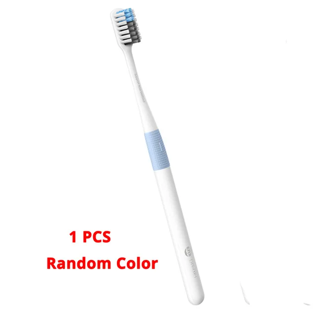 Зубная щетка xiaomi Doctor B, метод баса, шунт щеток с песком, 4 цвета, включая 1 походная коробка для умного дома xiaomi - Цвет: 1   pcs random color
