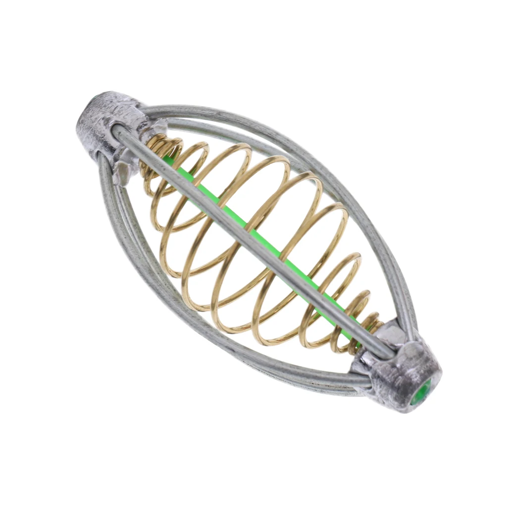 Carp Fishing Feeder 6 Wire Bait Thrower Fishing Tackle Lead Sinker 5cm 6cm 6.6cm