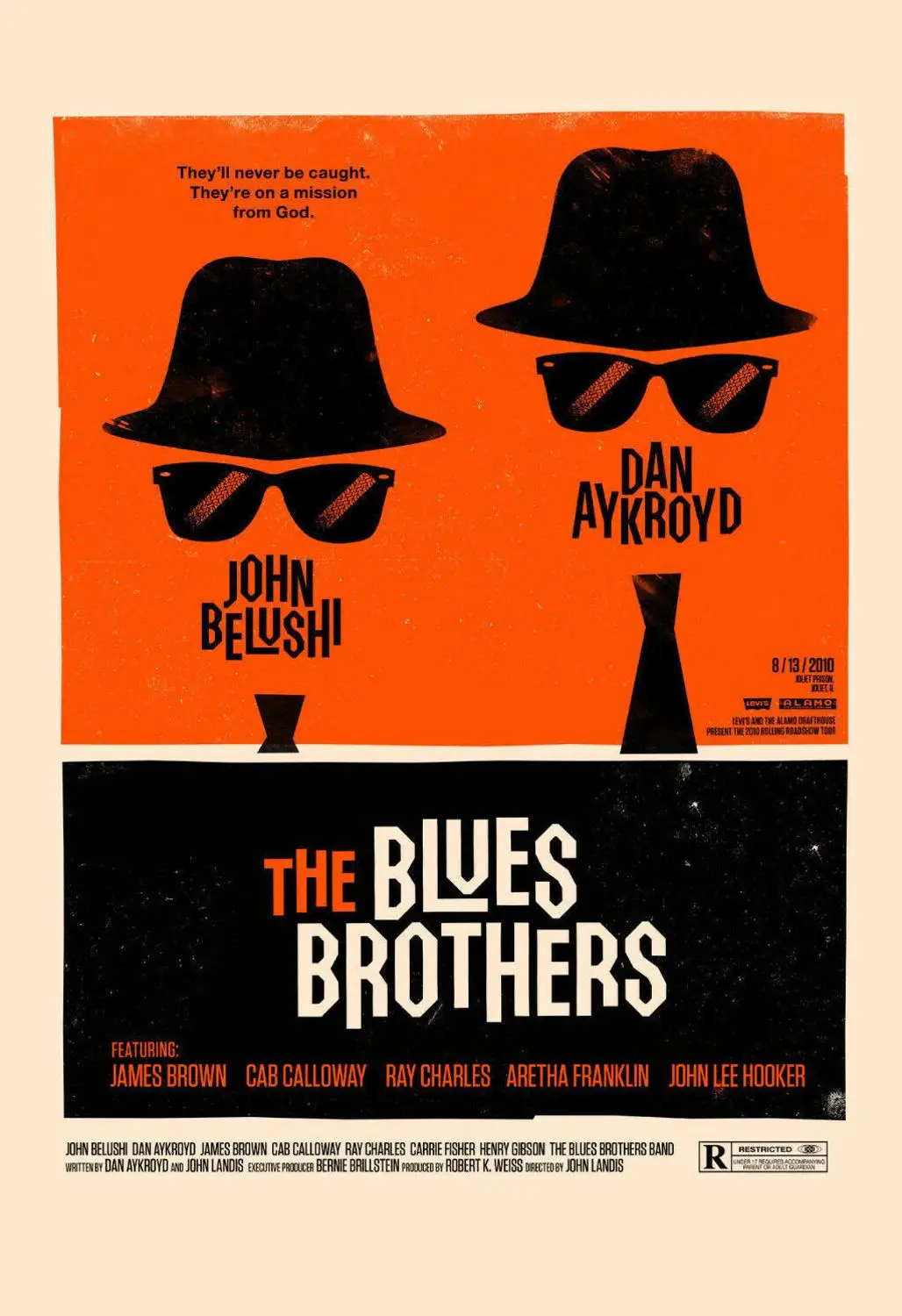 

J0084 The Blues Brothers Classic Movie Film Retro Wall Sticker Silk Poster Art Light Canvas Home Decoration