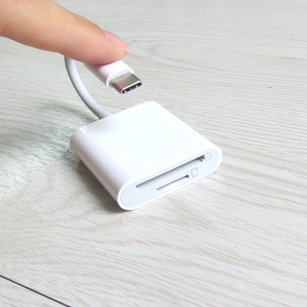 Тип C к SD/TF кард ридер камеры для USB мобильных телефонов и планшетов|Адаптеры Type-C| |