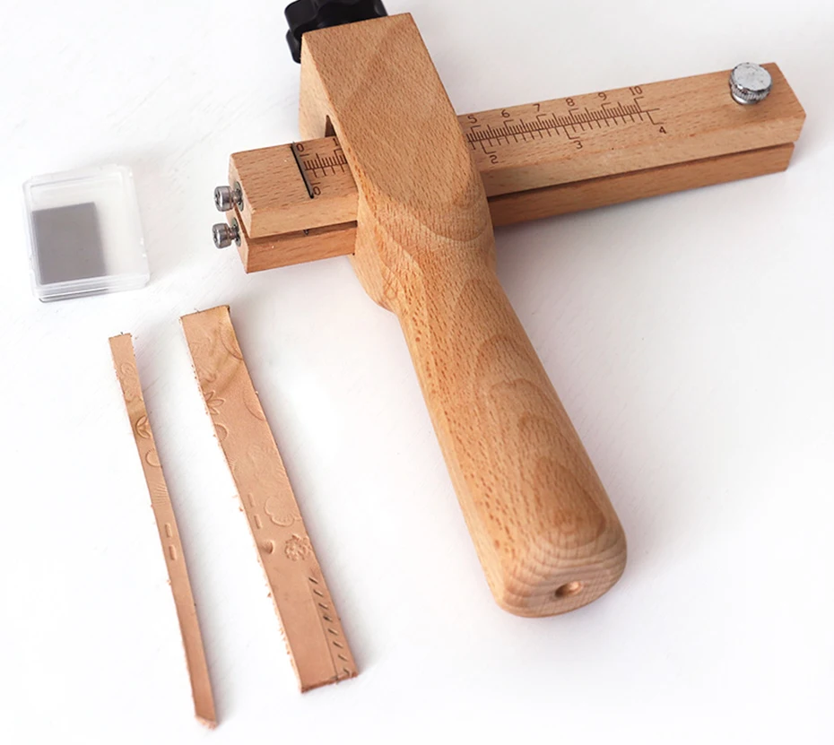 Высококачественный регулируемый кожаный ремень дырокол для часового ремешка режущий DIY ручной режущий деревянный режущий инструмент с 5 острыми лезвиями