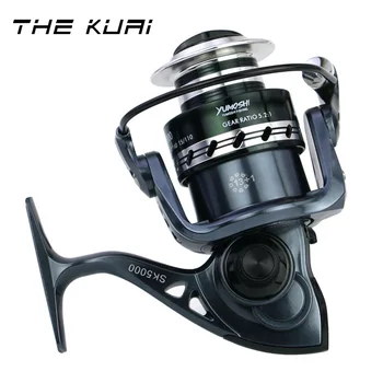 

High Quality Spinning Wheel Fishing Reel All Metal Materials 2000-7000 Series Saltwater Carp Spinning Fishing Reel CNC Rocker