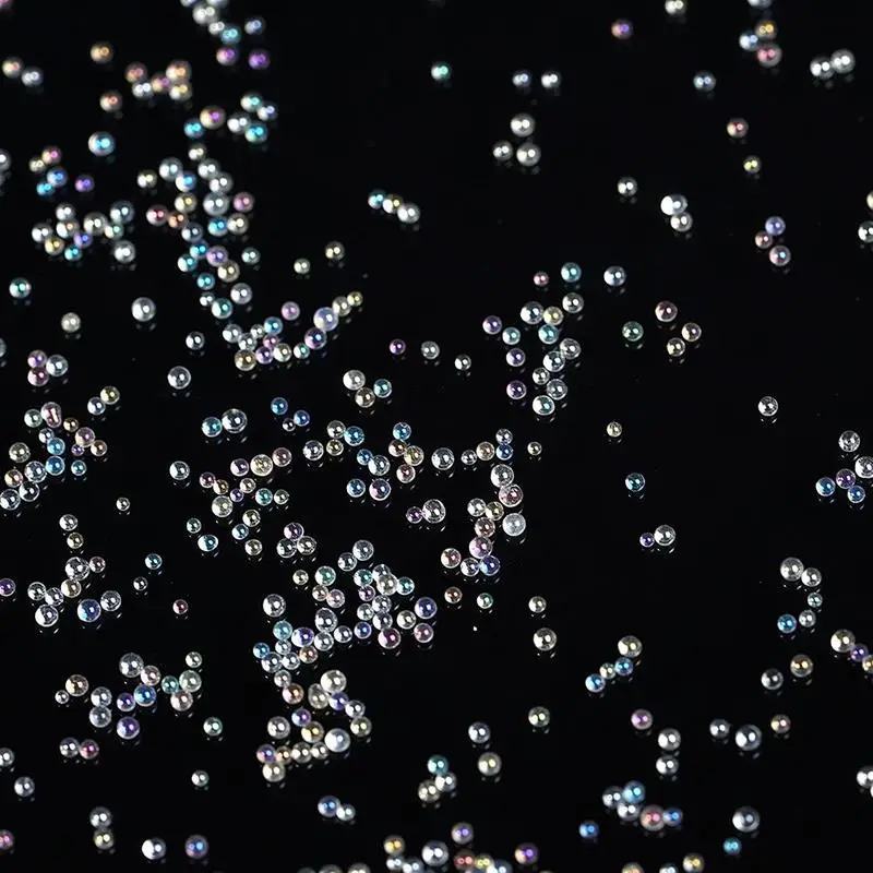 Кристалл AB микро бусины Стразы для ногтей стеклянные икры все дизайна 3D