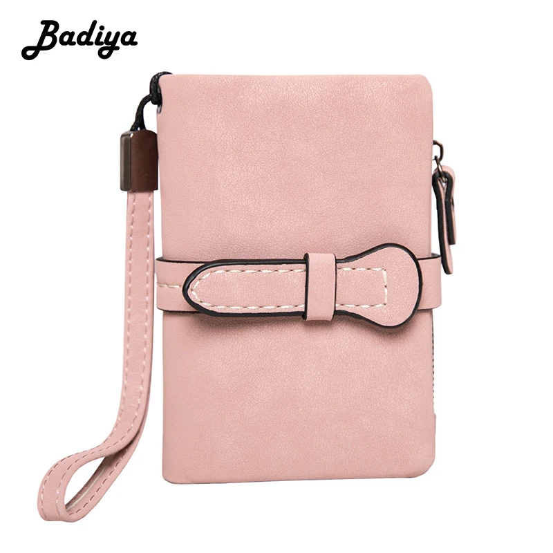 

Chic Women Wallets Solid Color Short Foldtable Cute Coin Purse Large Capacity Multi-card Position Card Holder Ladies Clutch Bag