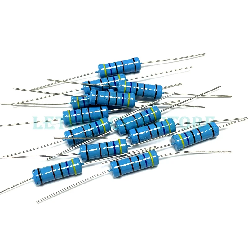 

10pcs 3W Metal film resistor 1% 1R ~ 1M 1R 2.2R 4.7R 10R 22R 33R 47R 1K 2.2K 4.7K 10K 22K 33K 47K 100K 1 4.7 10 22 33 47 4K7 ohm