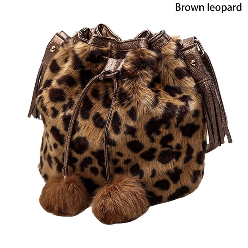 Aisputent женская сумка-мешок на шнурке, модные сумки на плечо, Сумка с кисточками и меховым помпоном, дамская сумка, сумка через плечо, портфель