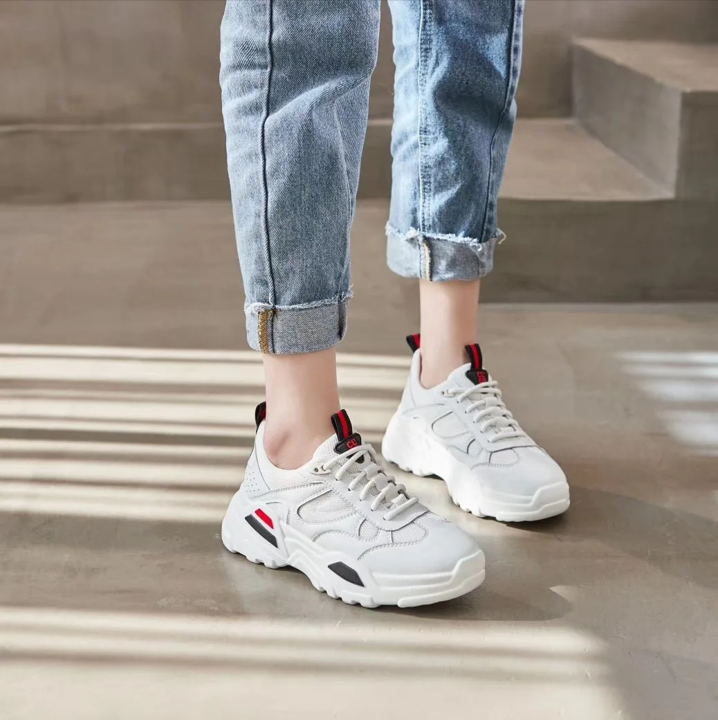 

Dad WOMEN'S Shoes INS Super Fire 2020 Spring New Style Elegant Korean-style Online Celebrity-Celebrity Style Platform Dad Shoes